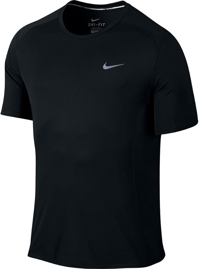 Nike Men's Miler Dri-Fit Short Sleeve Running Top Comfortable Cool Dry Reflective: Nike: Amazon 