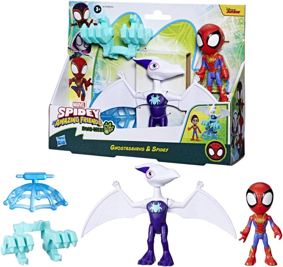 Spidey and His Amazing Friends Ghostasaurus & Spidey Super Hero 2-Pack Hasbro