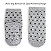 YIMALER 12-Pack Cotton Socks for Toddler Boys Girls Anti-slip Ankle Socks for Baby Walkers Non-skip Stretch Knit Stripes Star Assorted Cotton Socks with Grip for 16-36 Months