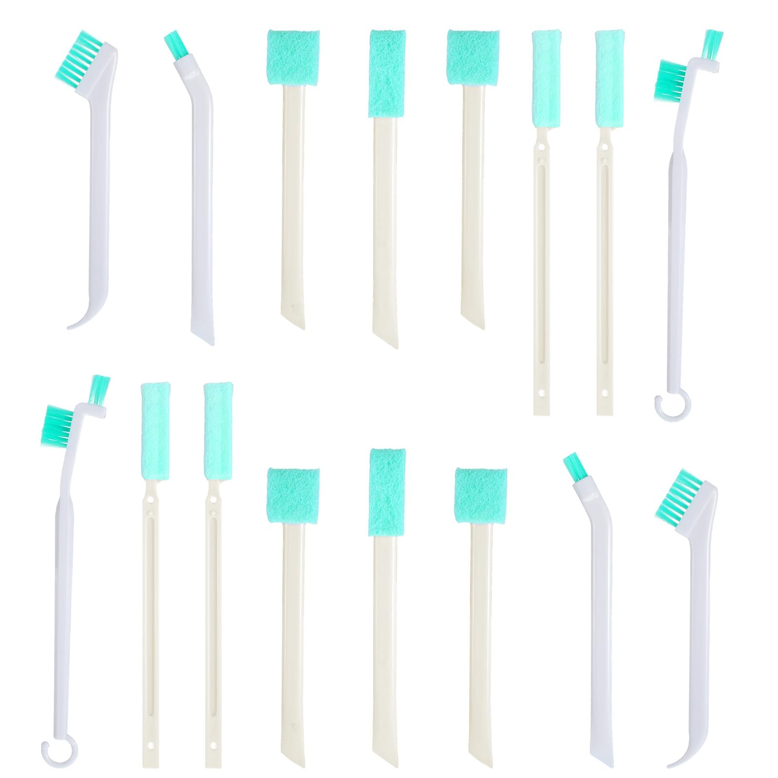 Photo 1 of 16 Pack Small Household Cleaning Brushes Crevice Cleaning Tool Deep Detail Crevice Cleaner Brush Set Detail Tiny Scrub Cleaner Brush Micro Crevices Scrub Cleaners Tool for Small Holes Corner Space