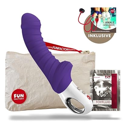 Fun Factory TIGER G5 violett Vibrator für sie aus Silikon (inklusive Tasche + Gleitgel)