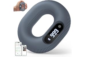 JACKBOOM Smart Silicone Grip Strength Trainer, Forearm Strengthener with Data Monitoring, Supports Game Interactions and App Control, Hand Exercisers for Strength,Stress Relief and Rehabilitation