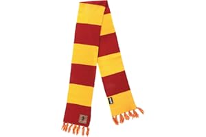 Harry Potter Gryffindor House Patch Striped Scarf