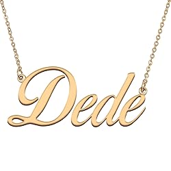 HUAN XUN Customized Custom Simple Any Name Necklace