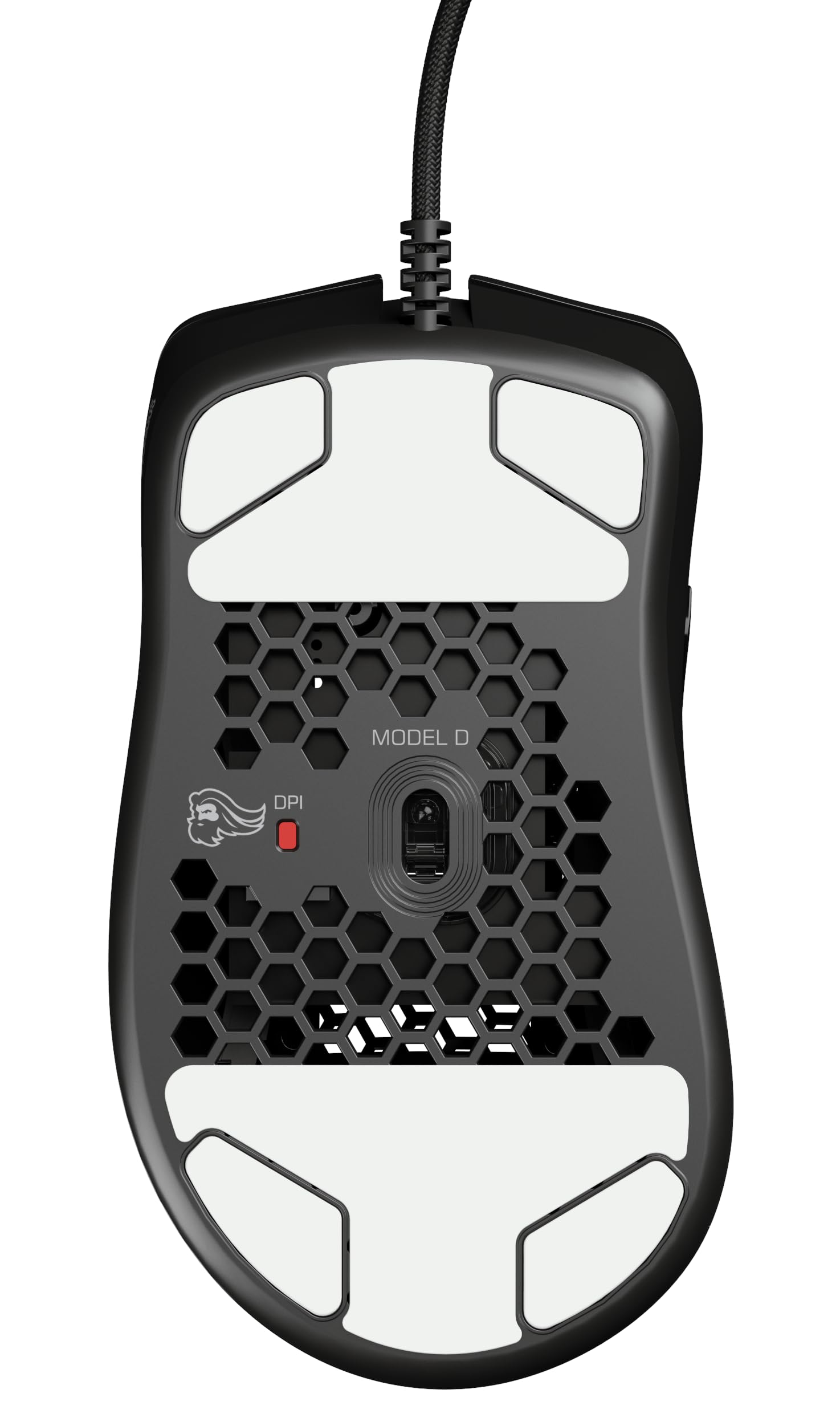 GLORIOUS Gaming Model D- (Small) Bedrade Gaming Muis - 61g Superlicht Honingraat Ontwerp, RGB, Ergonomisch, Pixart 3360 Sensor, Omron Schakelaars, PTFE Voetjes, 6 Knoppen - Glanzend Zwart 7