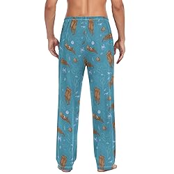 Ollabaky Sea Otters Shell Snail Pajama Pants Men