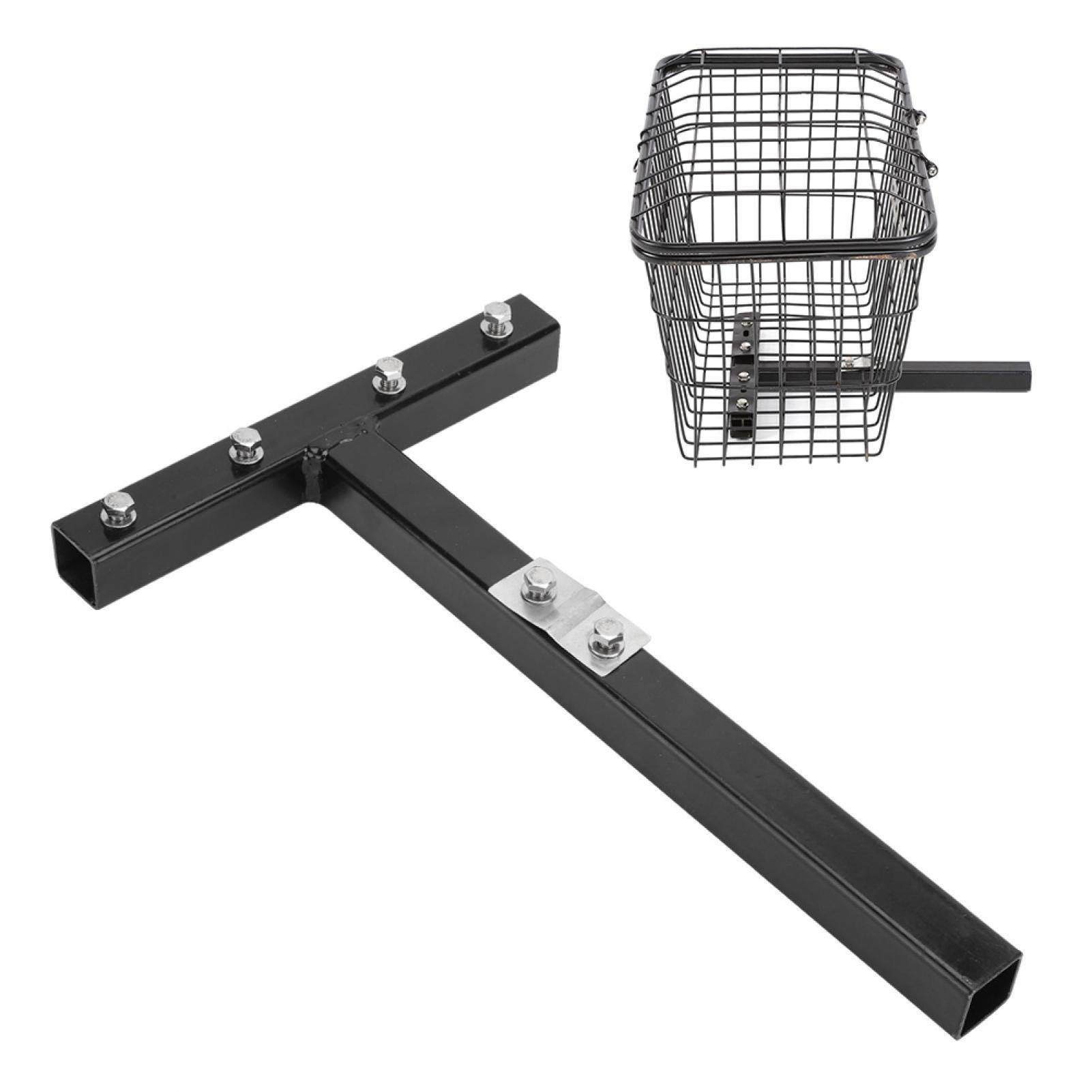 Mobility Scooter Push Pit Kit, Basket Holder & Mounting Bracket with Assembly Screws for Enhanced Load-Bearing Capacity, Replacement Accessory for Electric Wheelchairs