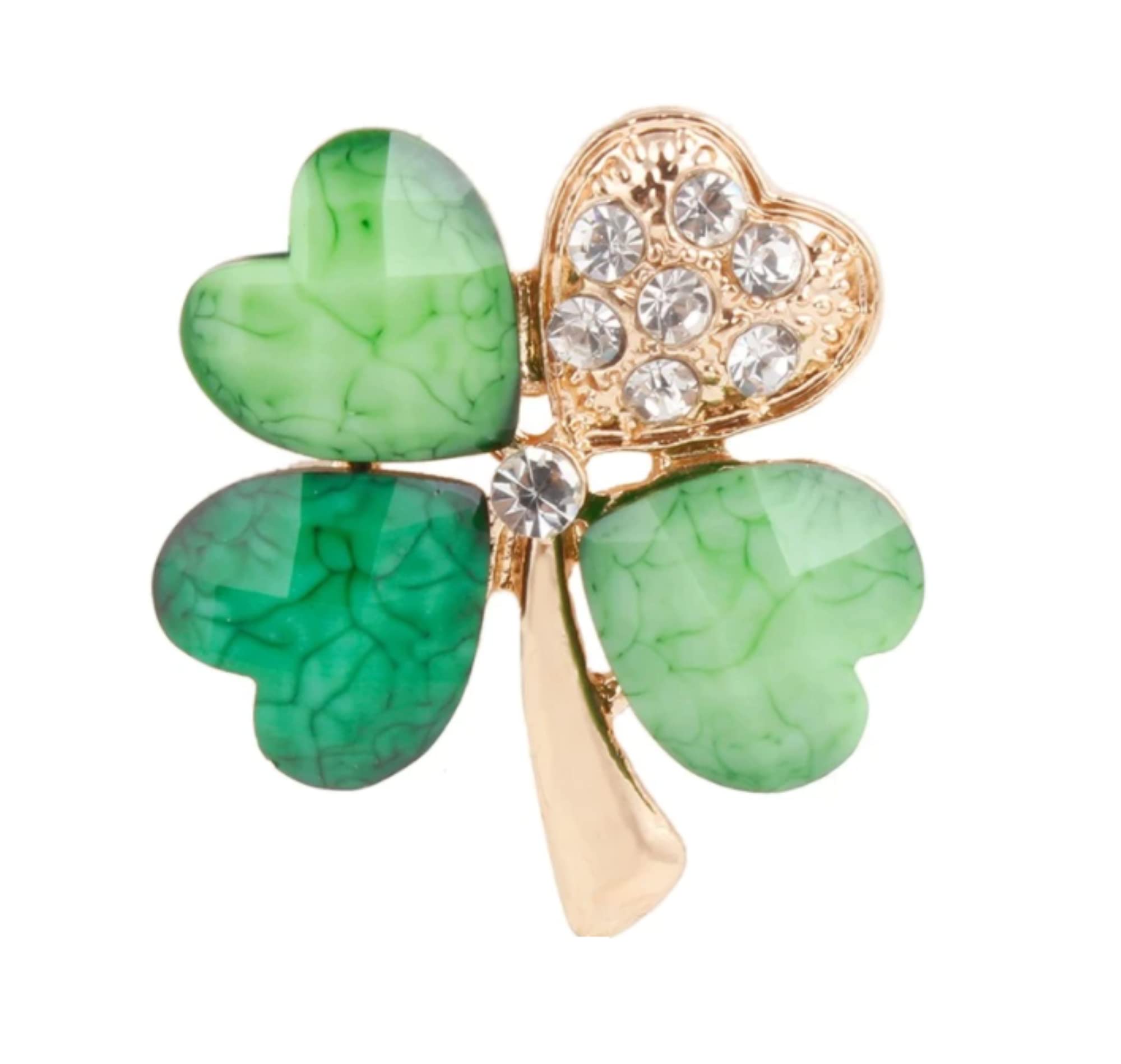 Shamrock Brooch, St Patricks Day, Symbol of Ireland in a Gift Bag