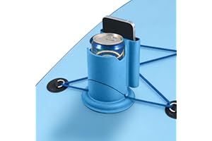 2-in-1 Paddle Board Cup Holder with Phone Holder, Universal Kayak Drink Holder for SUP, Canoe, Boat, Splash-Proof & Sturdy Pa