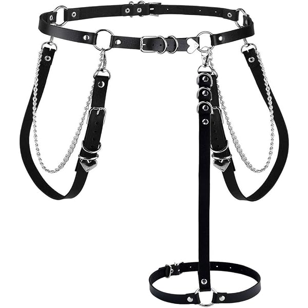 1776 Punk Belts Chains Goth Rock Steampunk Style Garters For Women Men 71UrBQQRXDL._AC_UY350_.jpg main image 4