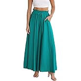 R.Vivimos Women's Wide Leg Lounge Pants Elastic High Waisted Drawstring Tie Casual Flowy Palazzo Pants Trousers with Pockets