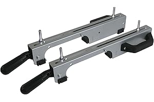 King Canada Quick Mount Support Kit, 2 Pieces, Grey (KW-124), Fits King Canada Universal Folding Miter Saw Stands (K-2650N & 