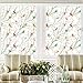 Coavas Privacy Window Film Opaque Non-Adhesive Frosted Bird Window Film Decorative Glass Film Static Cling Film Bird Window Stickers for GF-WF-90-2B Home Office 35In. by 78.7In. (90 x 200Cm)
