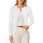 GRACE KARIN Womens Long Sleeve Knit Cardigan Sweaters Casual Dressy Open Front Button Down Cardigans Spring Outfits