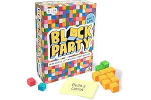 Big Potato Block Party: Colourful Block Building Family Board Game for Kids Aged 8+, Adults, Teens