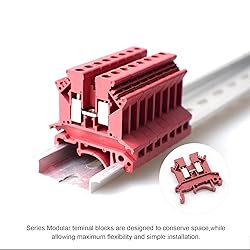 GUETNEU Red UK-2.5B Rail Type Terminal Block
