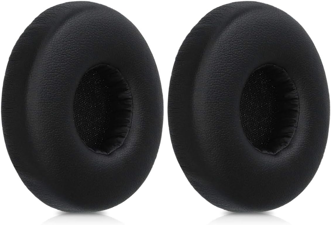 kwmobile 2x Earpads Compatible with AKG N60NC Wired PU Leather