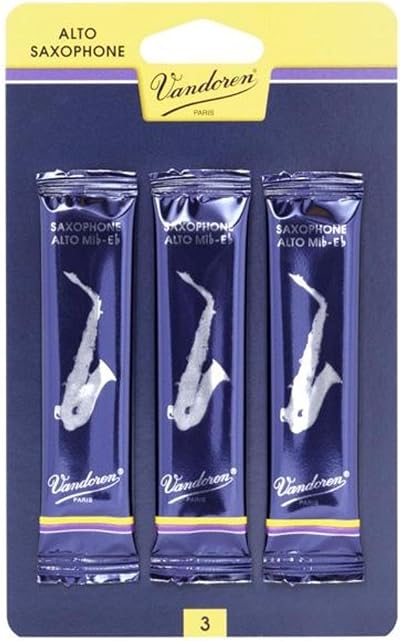 Vandoren Reeds Alto Sax 1.5 Traditional (3 Pack)