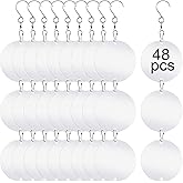 48 PCS Reflective Bird Scare Discs Set,Bird reflectors,Bird Scarer Discs Set Pigeon Deterrent,Pigeons Away from House,Bird Window Strike Prevention，Woodpecker Deterrent for House