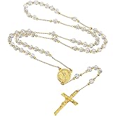 Supcare Rosary for Men Women Catholic Necklace Rosary Beads,Customized (with Gift Packing)