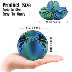 Gear Sphere, 3D Printed Gearsphere - The Steampunk
