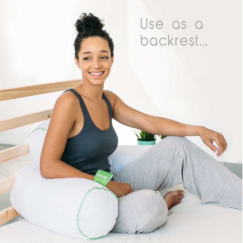 Sleep Yoga Multiposition Body Pillow, White, Standard eBay