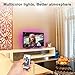 Topist USB TV LED Light, RGB 5050 60 LEDs Neon Accent Lighting System Kit, Flexible Adhesive Tape Multi-Color Changing Light with RF Wireless Remote for Flat Screen TV LCD, Desktop PC, 3.3Ft