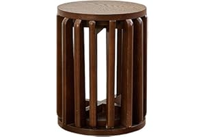 BK&MF Stackable Stools Set of 4, 4-in-1 Wood Nesting Stools, Round Dining Chairs Stacking Stool No Installation Required Spac