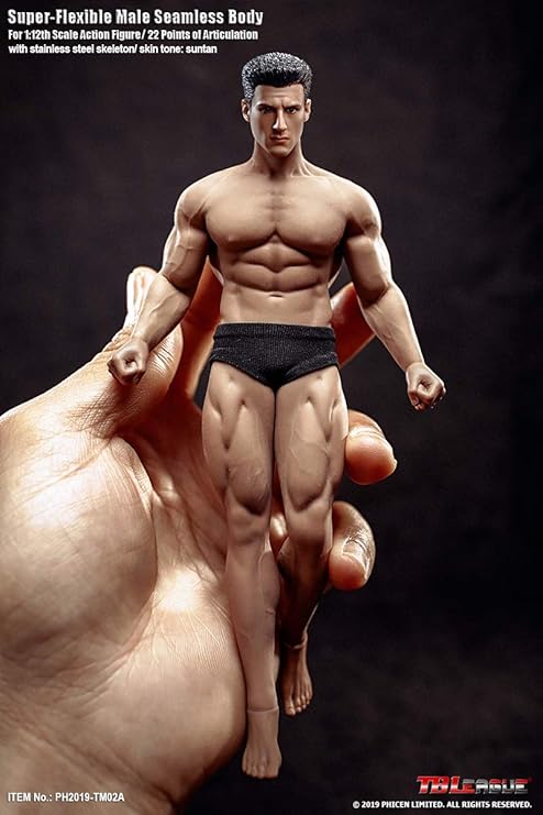 Phicen Tbleague 1 12 Scale Super Flexible Male Seamless Body Ph2019 Tm01a Tm02a Tm02a