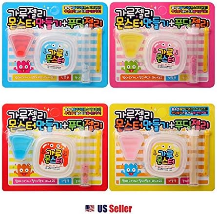 DIY Slime Powder Jelly Monster + Pudding Jelly Squeeze Slime Toy 1pc (Random)