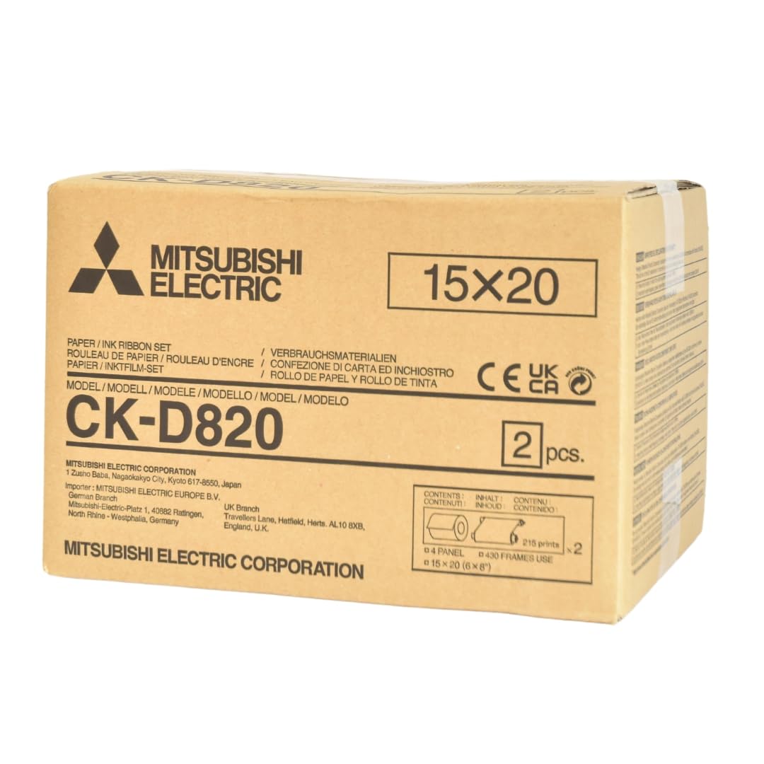 Mitsubishi CK-D 820 10x15cm 2X 430 Prints