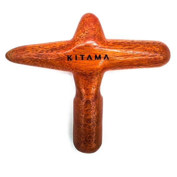 Tajski zestaw drewna do masażu (6 części): 1 x pałeczka + 1 x ...