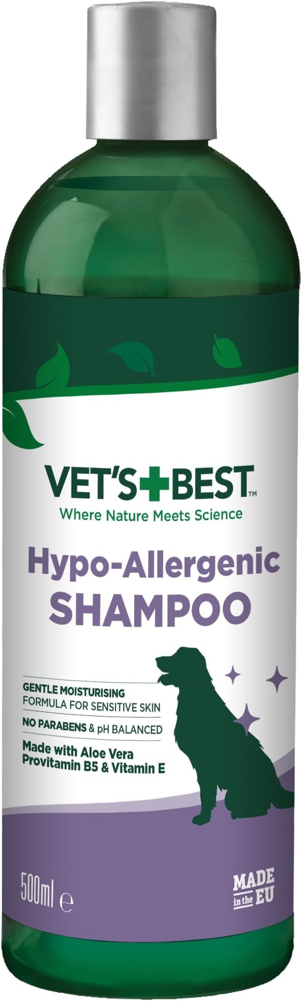 Vet's Best Hypo-Allergenic Dog Shampoo 500ml for Sensitive Skin