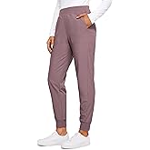 CRZ YOGA Womens Joggers Pants with Pockets Lightweight Workout Travel Casual Golf Hiking Pants for Women Quick Dry