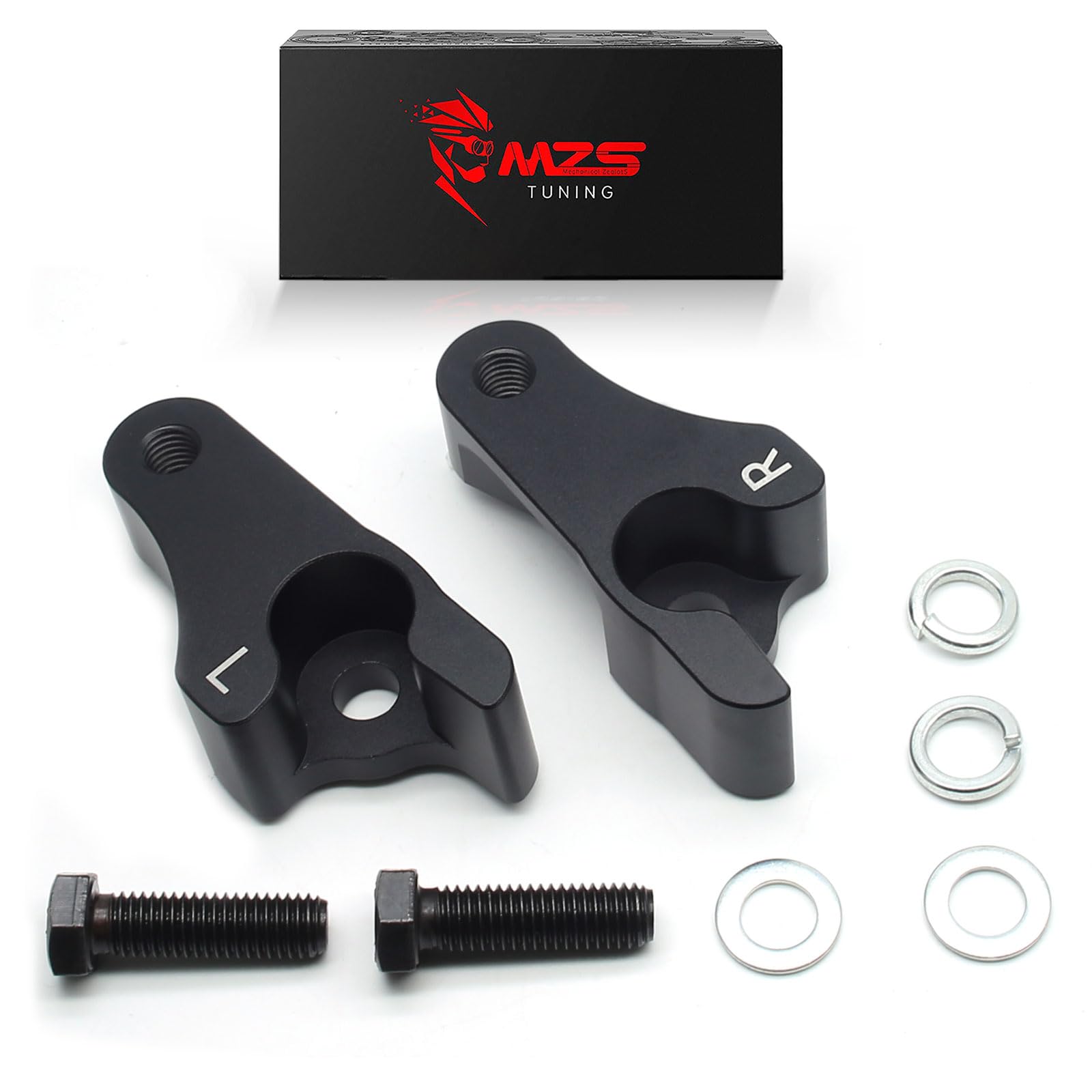 MZS 2" Rear Adjustable Motorcycle Lowering Kit for Harley Touring Models (2017-2024 Road King, Street Glide, Ultra)