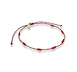 Magic Allure Handmade Red Bracelet 7 Knot
