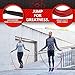 Adjustable Speed Jump Rope for Crossfit, MMA, Boxing, Fitness Training, WOD; Skipping, Double Unders; Ball Bearings; Anti Slip Handles; Includes Free Carrying Bag, 2 10ft Rope Cables (1 Red, 1 Black)