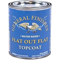 General Finishes Flat Out Flat Topcoat, Pint