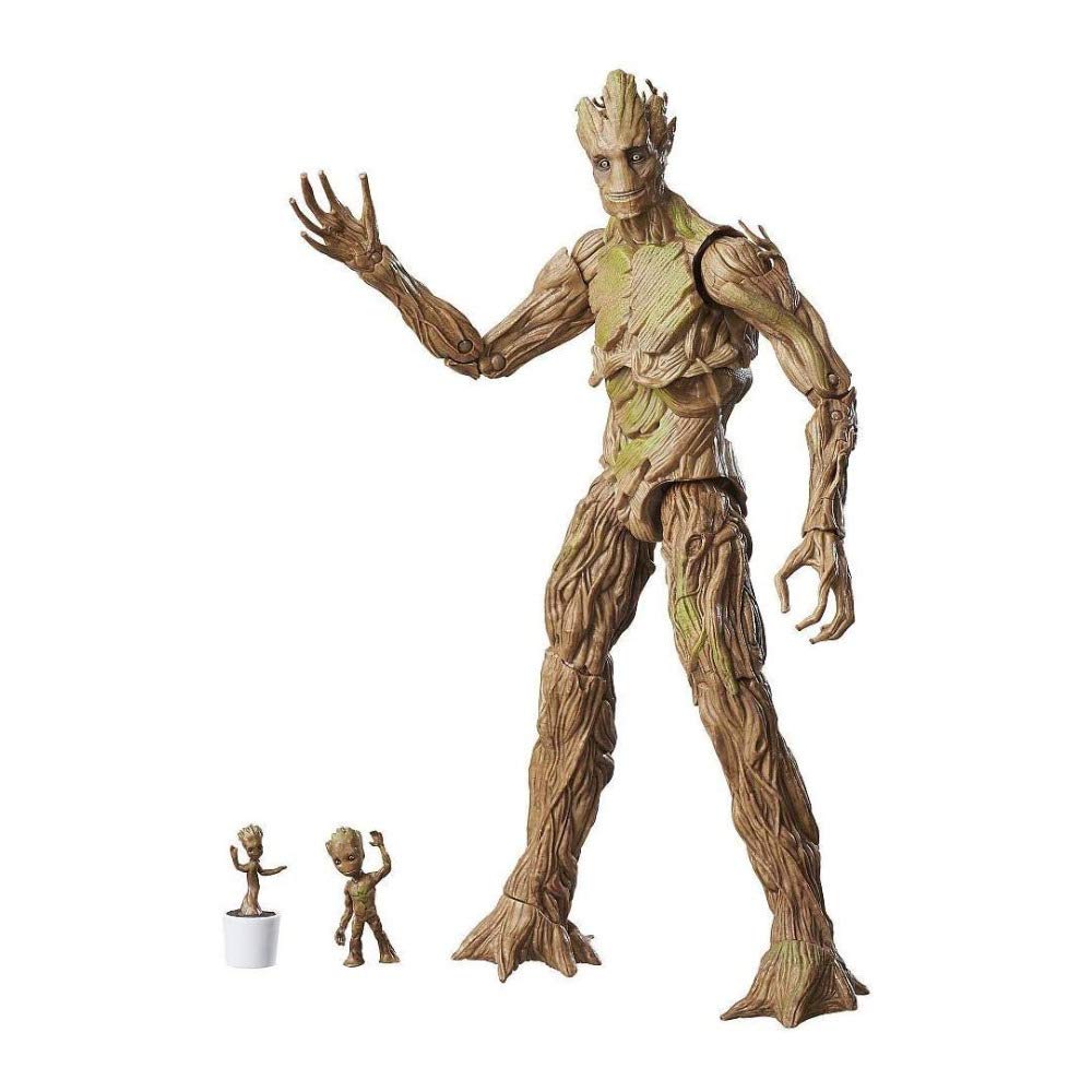 Marvel Legends 6-Inch Series Guardians of the Galaxy Exclusive Groot Evolution Action Figures
