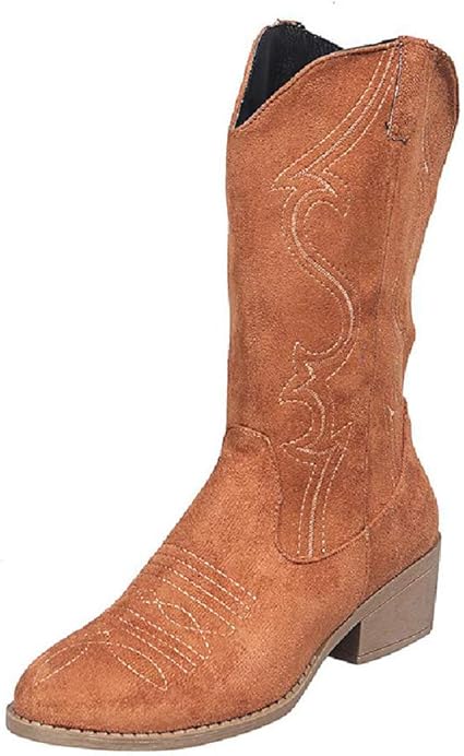 CnFPX Botas de Estilo Vaquero Occidental para Mujer, Botas largas de