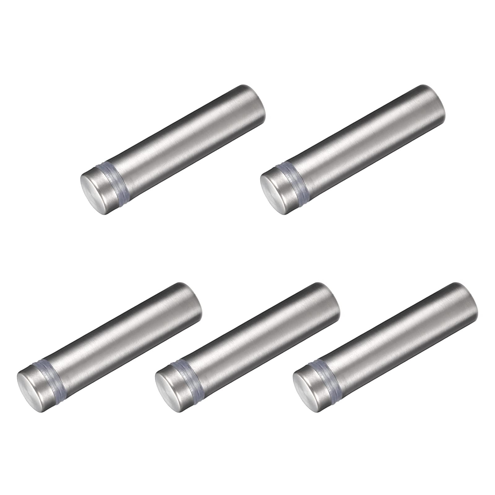 METALLIXITY Sign Standoff Screws (12x50mm) 5pcs, Stainless Steel Advertising Screws Glass Acrylic Nail - for Picture Frame Sign Displays