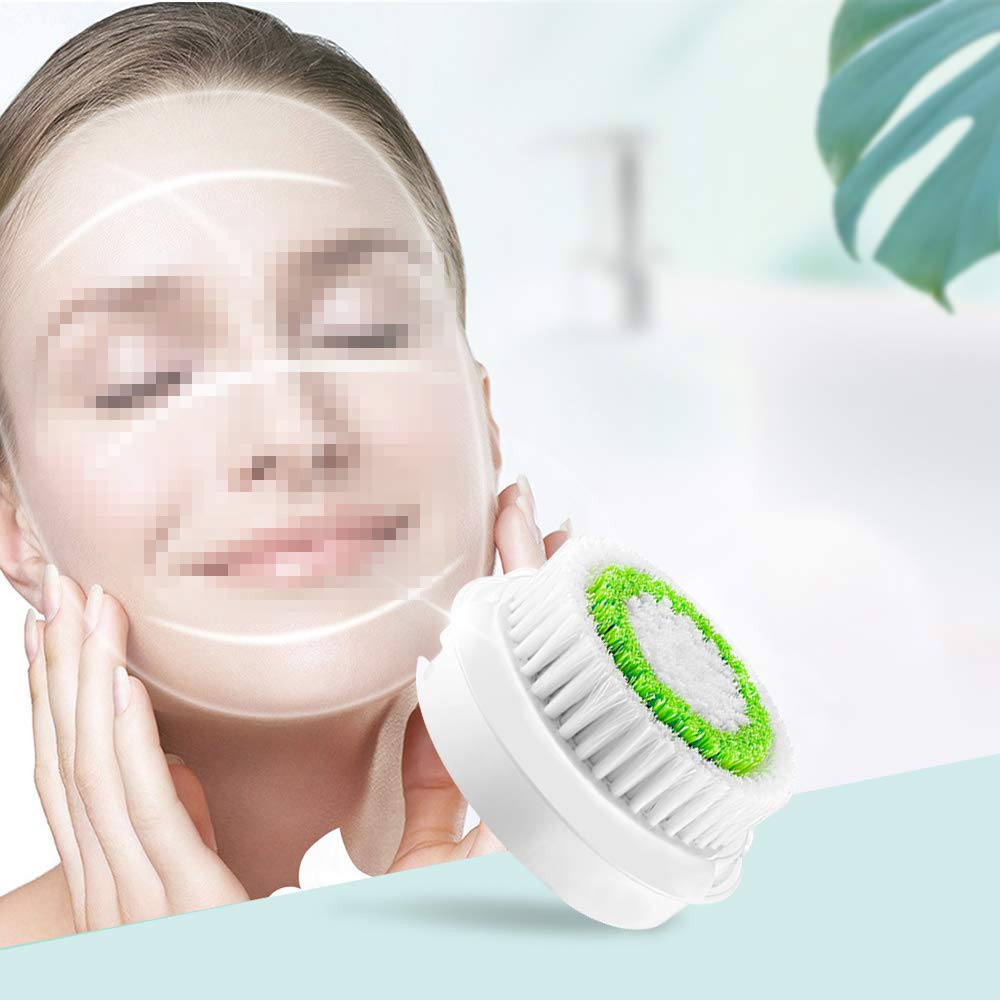 Facial Cleansing Brush Head, Exfoliator Facial Brush Head Quality Replacement Brush Head Facial Cleaning Tool (6 Pack): Beauty