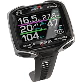 Mares Quad Ci Wrist Dive Computer (Black/Silver) - Activity Tracking Watch w/Multiple Dive Modes