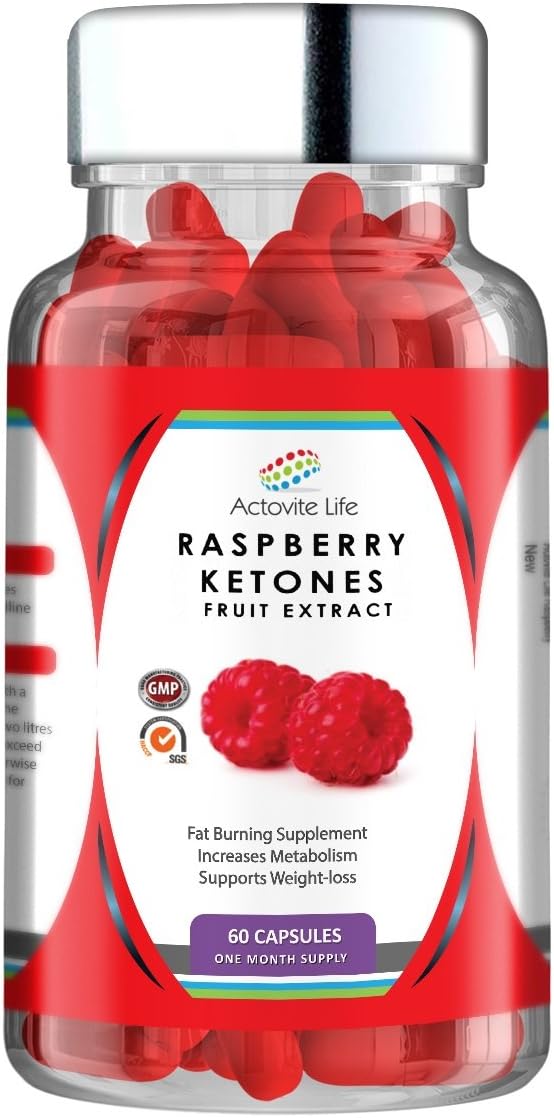 Raspberry Ketones 3200mg Daily, 60 count (Pack of 1)
