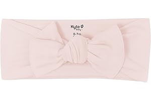 KYTE BABY Rayon Made From Bamboo Bow, (1-4T, Blush)