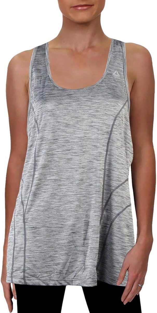 Reebok Women's Running & Workout Tank Top - Dynamic Fitted Performance Racerback Active Gym Shirt: Clothing