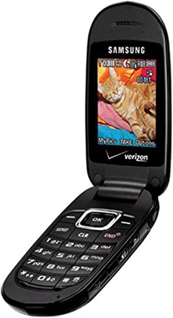 Amazon Com Verizon Wireless Cell Phone Samsung Gusto U360 U 360 Black With Camera No Contract Required Works On Verizon Wireless Or Page Plus Network Only