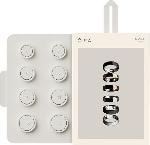 Oura Ring 5 Sizing Kit - Size Before You Buy Oura Ring 5 - Unique Sizing, Not Standard Ring Sizing - Receive Amazon Credit for Oura Ring 5 Purchase