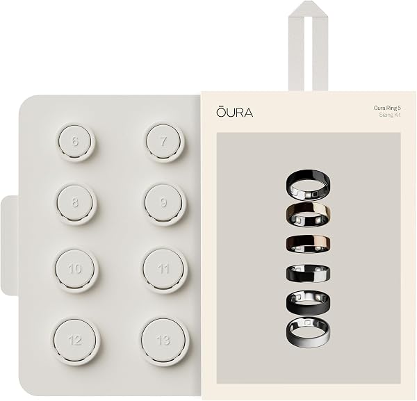 Oura Ring 5 Sizing Kit - Size Before You Buy Oura Ring 5 - Unique Sizing, Not Standard Ring Sizing - Receive Amazon Credit fo