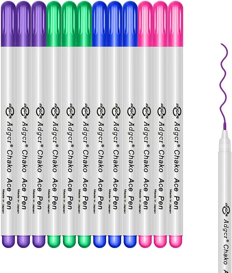 Stitch Markers Air Erasable Fabric Marking Pen Disappearing Ink